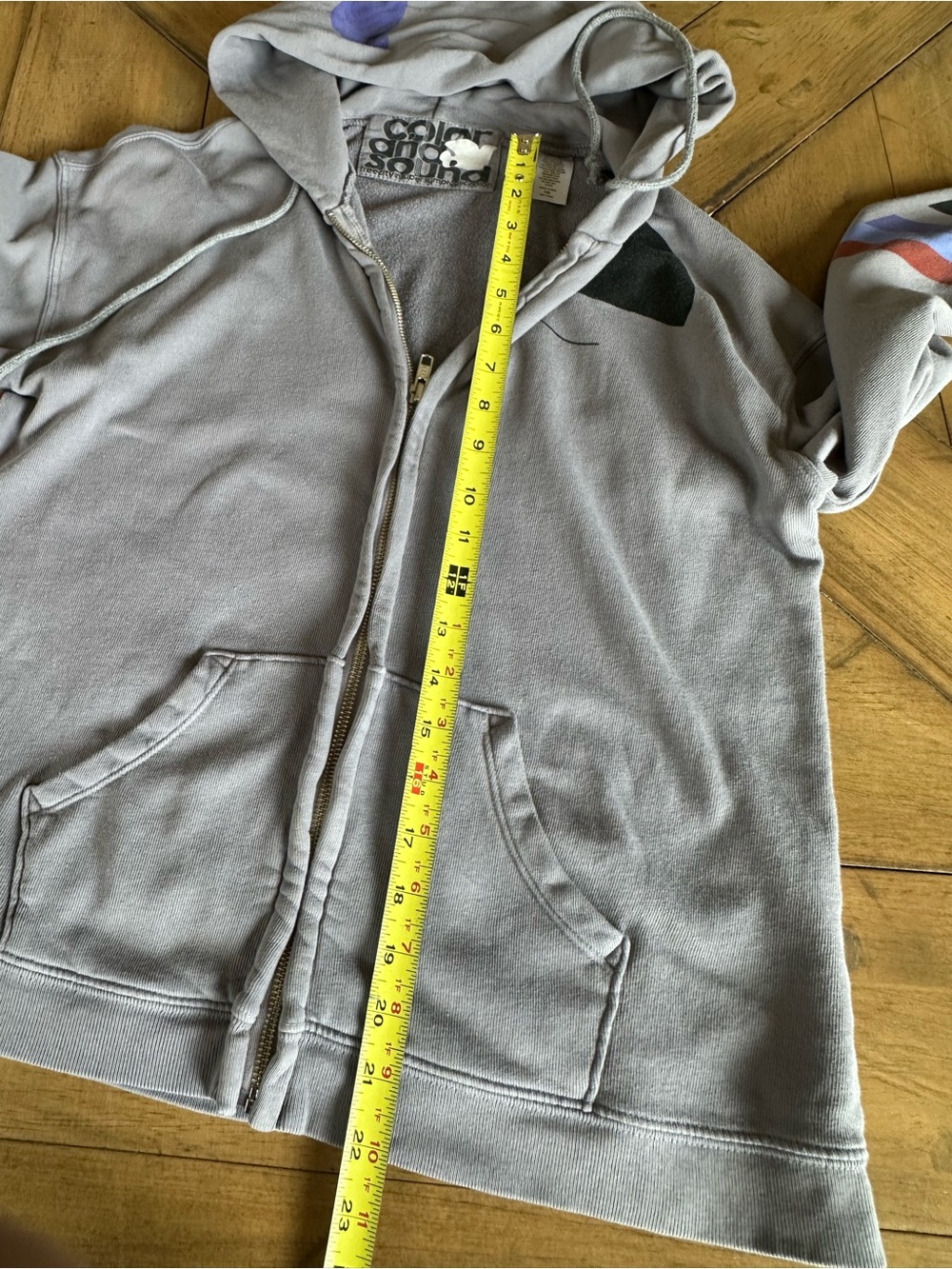 Freecity Zip Up Hoodie Grey Graphic In Super Symphonic Color Unisex S Streetwear - Picture 4 of 7